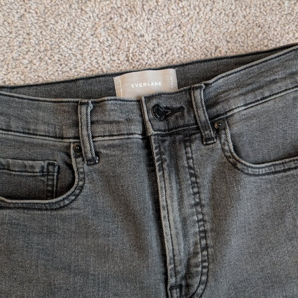 Everlane High Rise Skinny Gray Jeans size 27